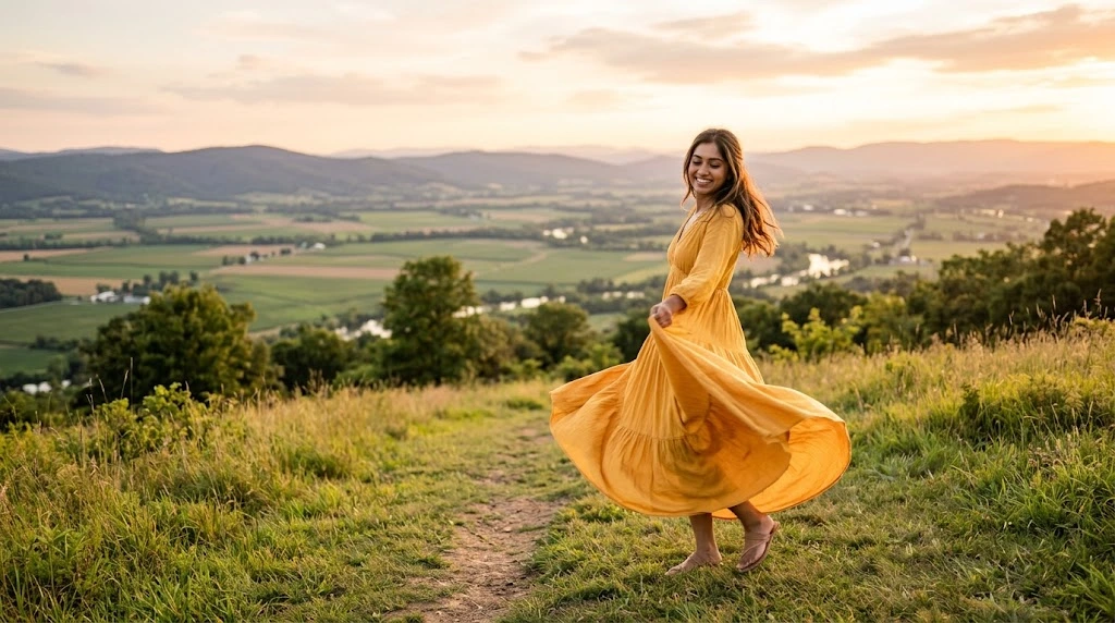 Twirling Instagram Captions