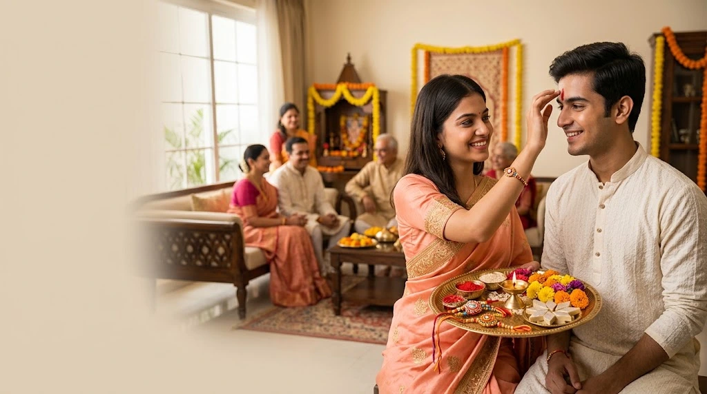 Raksha Bandhan Puja caption for Instagram