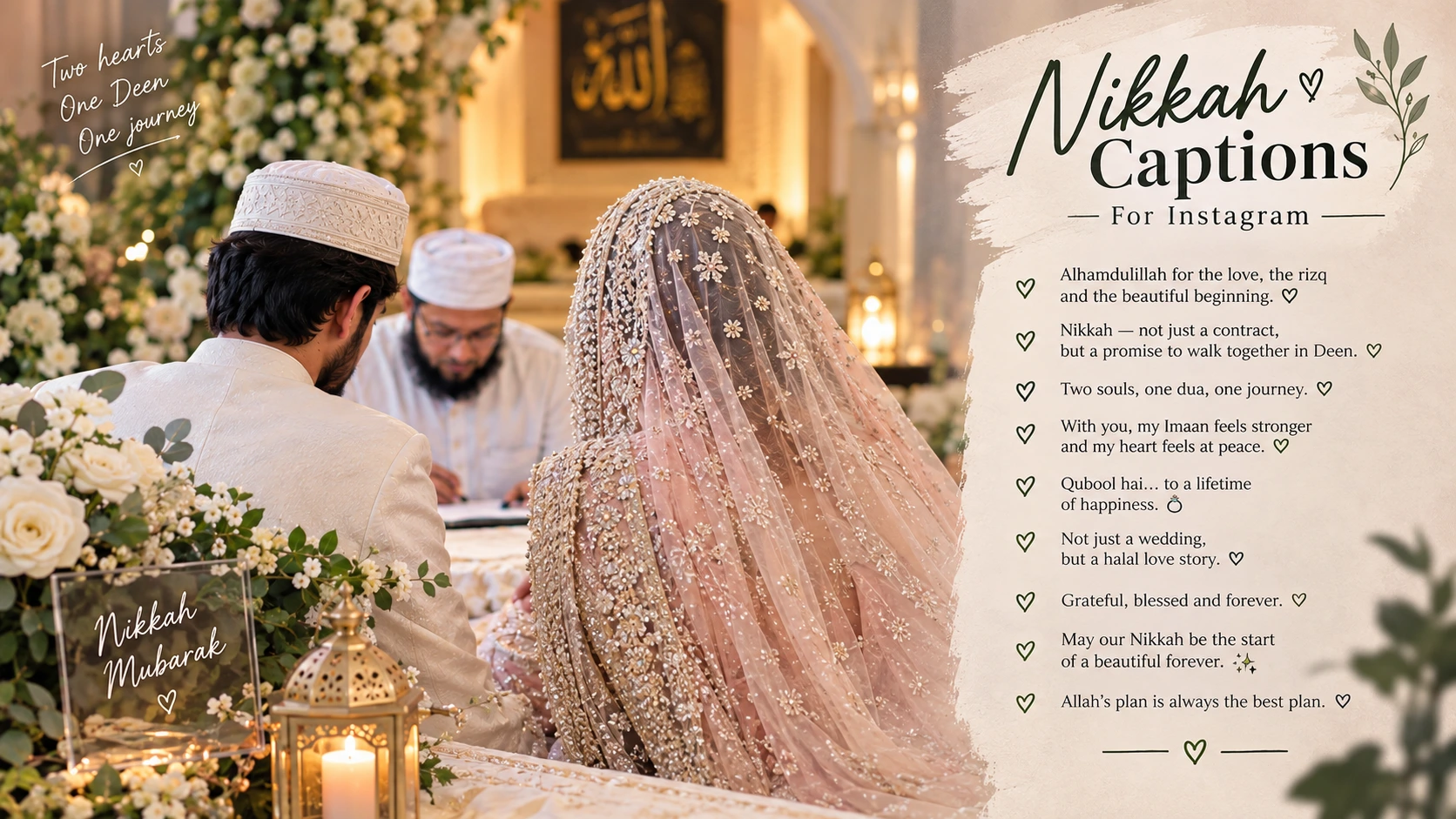Nikkah Captions For Instagram