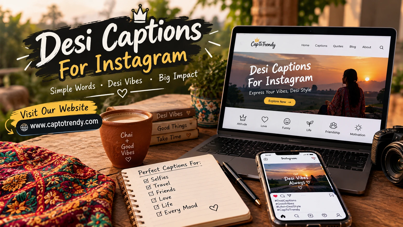 Desi caption for Instagram