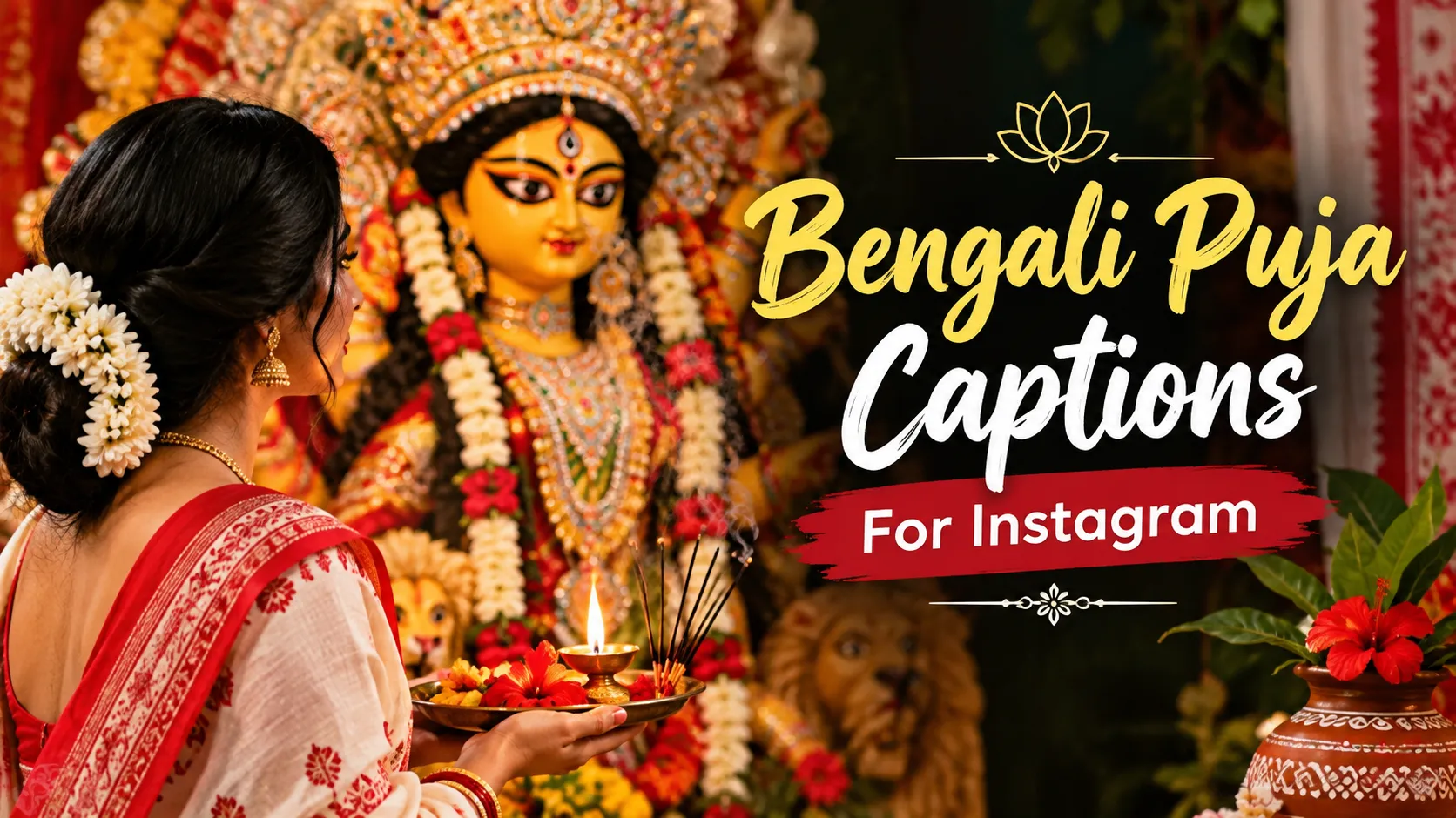 Bengali Puja Captions For Instagram